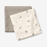 Wheat Main Sæt af 2 Muslin Stofbleer Kaya Accessories 9770 dreaming mouse