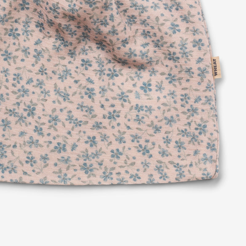 Wheat Wool Sæt af 2 Uldhuer Emo Accessories 1481 blue flowers