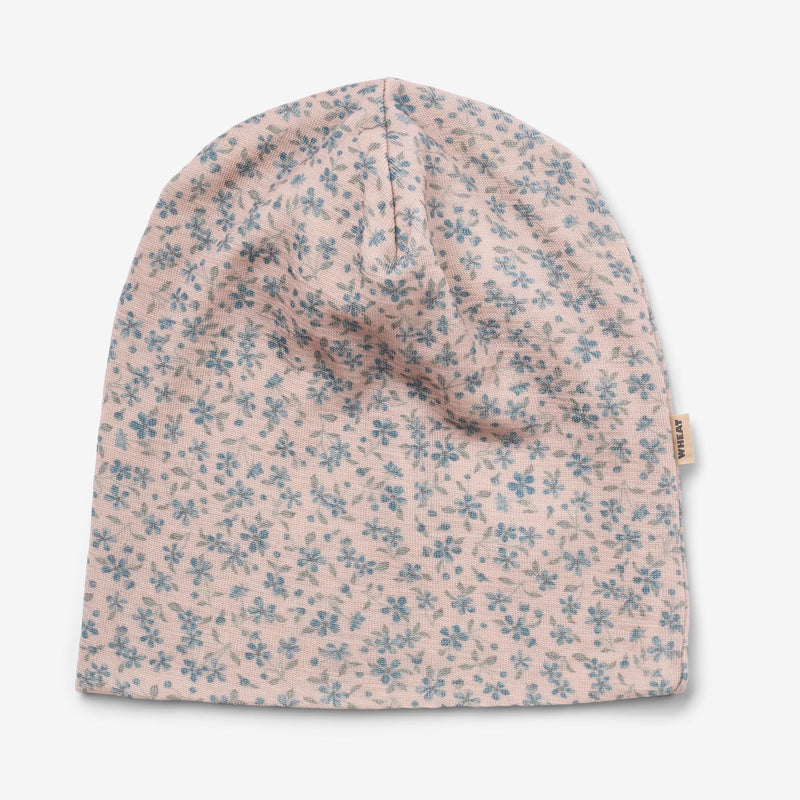 Wheat Wool Sæt af 2 Uldhuer Emo Accessories 1481 blue flowers