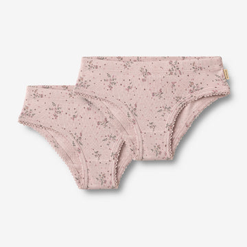 Wheat Main Sæt af 2 Underbukser Havanna Underwear 1358 lilac flowers