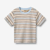 Wheat Main Sæt af 2 kortærmet T-shirt Fabian T-Shirt 9877 multi blue stripe