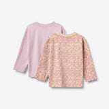 Wheat Main Sæt af 2 langærmet T-shirt Dixie T-Shirt 9876 magenta heart flowers