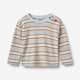 Wheat Main Sæt af 2 langærmet T-shirt Ebbe T-Shirt 9877 multi blue stripe