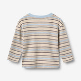 Wheat Main Sæt af 2 langærmet T-shirt Ebbe T-Shirt 9877 multi blue stripe