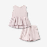 Wheat Main Sæt af Blonde Top og Shorts Eileen Set 9655 purple light flowers