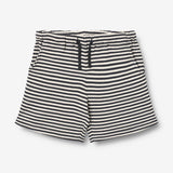Wheat Main Sæt af Kortærmet T-shirt & Shorts Fabian Set 9432 navy rib stripe