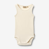 Wheat Main Sæt af To Ærmeløse Body Lasse Body 3182 ivory