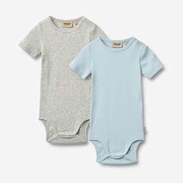 Wheat Main Sæt af To Kortærmede Body Timo Body 2703 summer sky