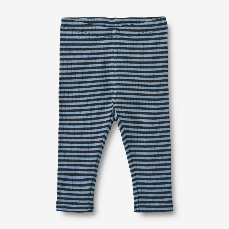 Wheat Main Sæt af To Rib Leggings Jules Legging 9548 bright blue stripe