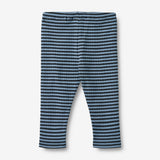Wheat Main Sæt af To Rib Leggings Jules Legging 9548 bright blue stripe