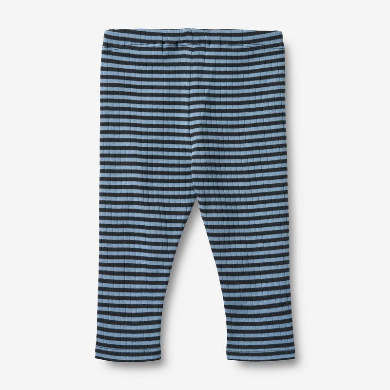 Wheat Main Sæt af To Rib Leggings Jules Legging 9548 bright blue stripe