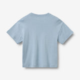 Wheat Main Sæt af To T-shirts Tommy T-Shirt 9641 faded blue stripe