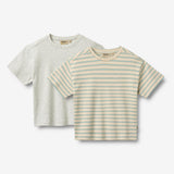 Wheat Main Sæt af To T-shirts Tommy T-Shirt 9662 spring lake stripe
