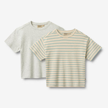 Wheat Main Sæt af To T-shirts Tommy T-Shirt 9662 spring lake stripe
