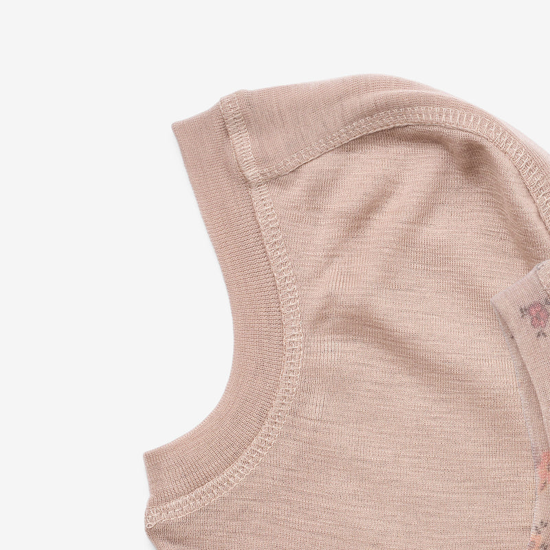 Wheat Wool Sæt af To Uld Elefanthuer Felix Accessories 1358 lilac flowers