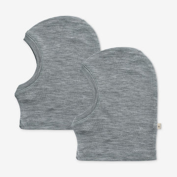 Wheat Wool Sæt af To Uld Elefanthuer Kim Accessories 0224 melange grey