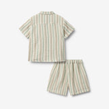 Wheat Main Sæt med Skjorte og Shorts Set 9665 summer stripe