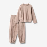 Wheat Main Sæt med Sweatshirt & Bukser Barbro Set 9616 melange rose