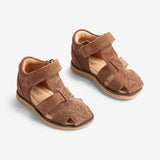 Wheat Footwear Sage Åben Sandal | Baby Prewalker Sandals 9002 cognac