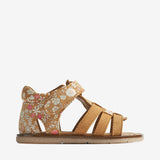Wheat Footwear Sandal Bray Prewalker Sandals 9459 tan white flower