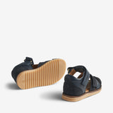 Wheat Footwear Sandal Sky Prewalker Sandals 1433 navy stripe