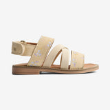 Wheat Footwear Sandal Yuri Sandal 9632 barely apricot flowers