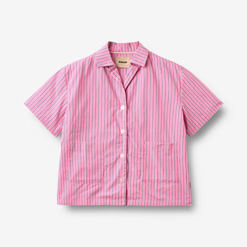 Wheat Main Shirt S/S Vilma Shirt 9651 pink stripe