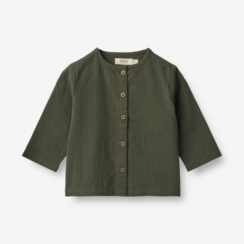 Wheat Main  Skjorte Shelby | Baby Shirts and Blouses 0025 black coal