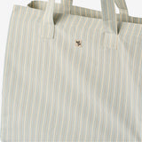 Wheat Main Shopper Ville Home 9634 blue ocean stripe