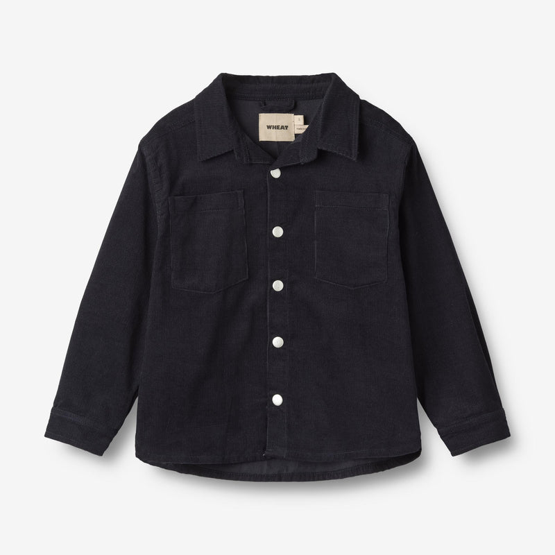 Wheat Main Skjorte Akton Shirts and Blouses 1432 navy