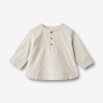 Wheat Main Skjorte Bjørk Shirt 9759 dark blue stripe