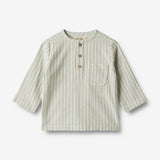 Wheat Main   Skjorte Bjørk Shirts and Blouses 4109 aquablue stripe