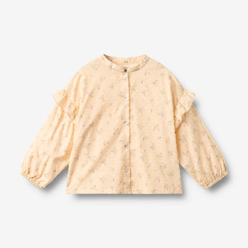 Wheat Main Skjorte Gerda Shirt 9632 barely apricot flowers