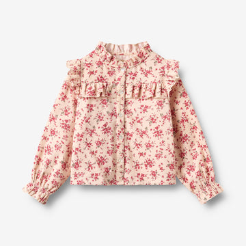 Wheat Main Skjorte Noreen Shirt 9772 almond peach flowers