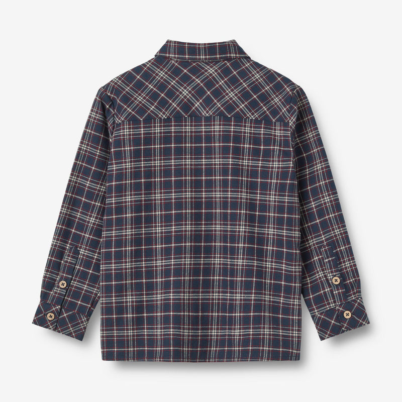 Wheat Main Skjorte Oscar Shirts and Blouses 1437 navy check