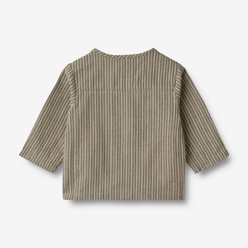Wheat Main Skjorte Shelby Shirts and Blouses 1117 blue green stripe
