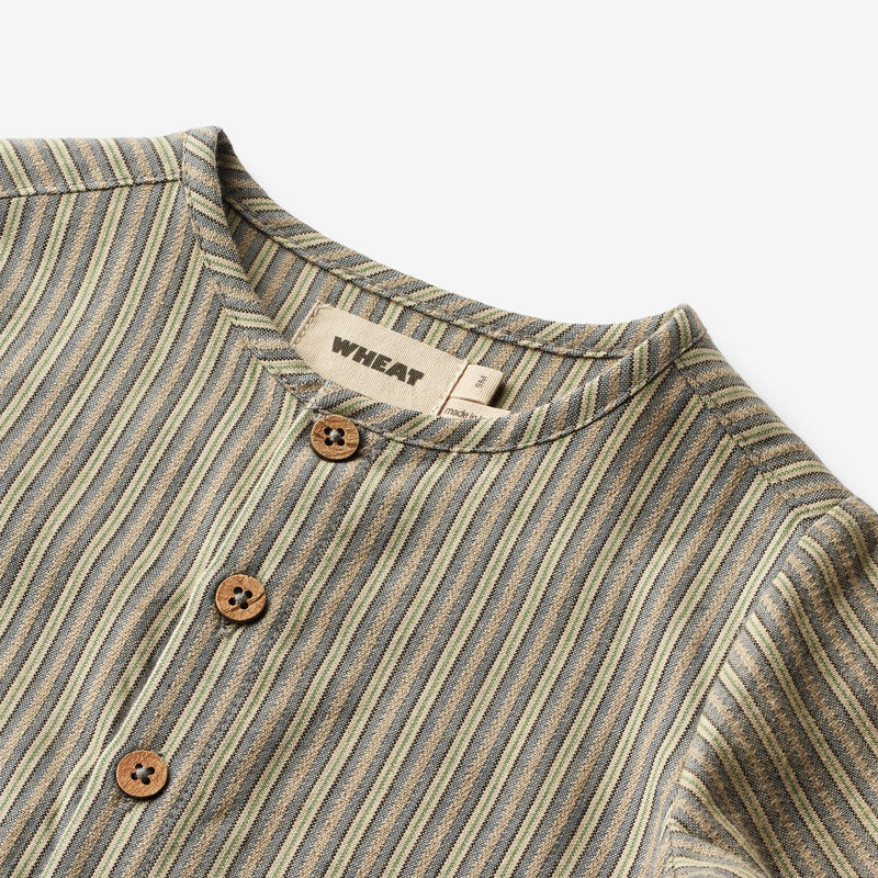 Wheat Main Skjorte Shelby Shirts and Blouses 1117 blue green stripe