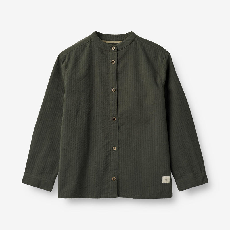Wheat Main  Skjorte Willum Shirts and Blouses 0025 black coal