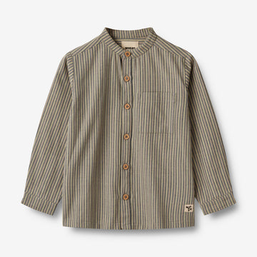Wheat Main Skjorte Willum Shirts and Blouses 1117 blue green stripe