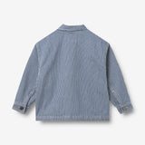 Wheat Main Skjortejakke Cole Jacket 1185 denim stripe