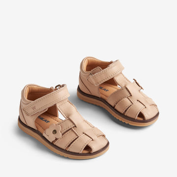 Wheat Footwear   Sky Blomster Sandal Prewalker Sandals 9009 beige rose