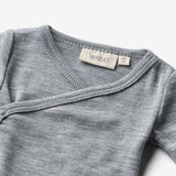 Wheat SMU Slå-om Uld Body Willow Underwear/Bodies 0224 melange grey