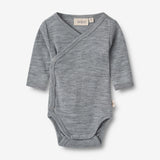 Wheat SMU Slå-om Uld Body Willow Underwear/Bodies 0224 melange grey