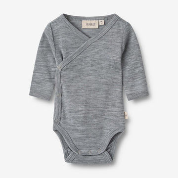 Wheat SMU Slå-om Uld Body Willow Underwear/Bodies 0224 melange grey