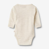 Wheat SMU Slå-om Uld Body Willow Underwear/Bodies 1141 eggshell melange