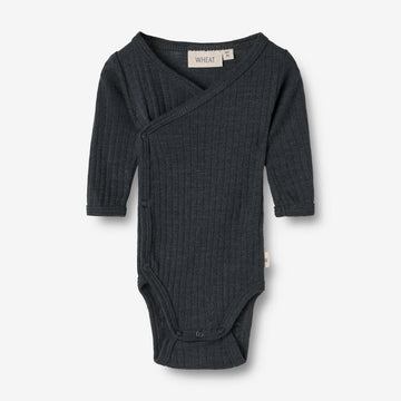 Wheat Wool Slå-om Uld/silke Body Willow Underwear/Bodies 1432 navy