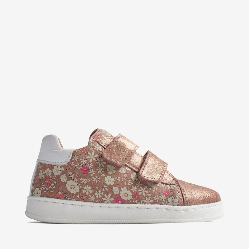 Wheat Footwear Sneaker Velo Sneakers 9458 rose white flowers