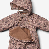 Wheat Outerwear Flyverdragt Adi | Baby Snowsuit 2474 rose dawn flowers