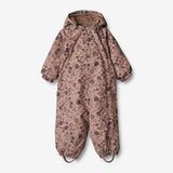 Wheat Outerwear Flyverdragt Adi | Baby Snowsuit 2474 rose dawn flowers