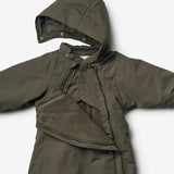 Wheat Outerwear Flyverdragt Adi | Baby Snowsuit 0024 dry black